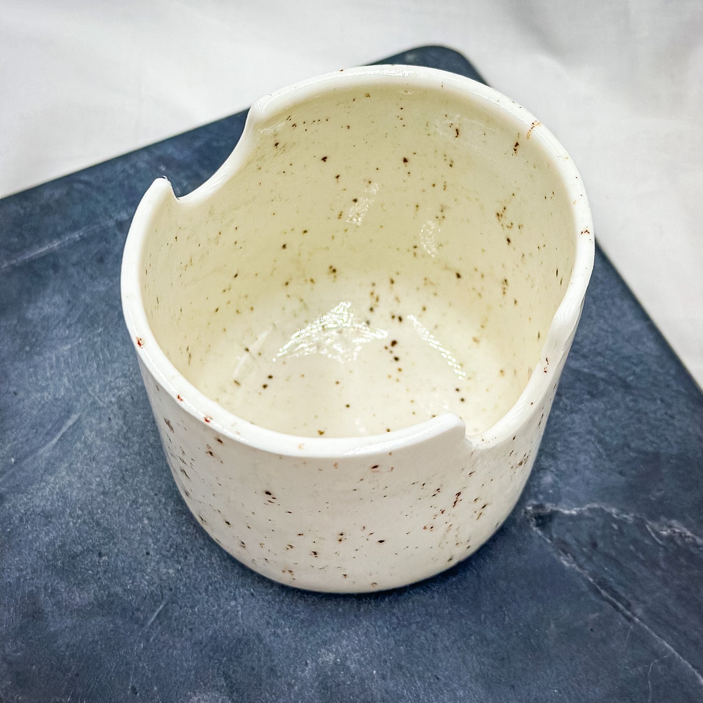 Porcelain  artist’s pot for brushes L