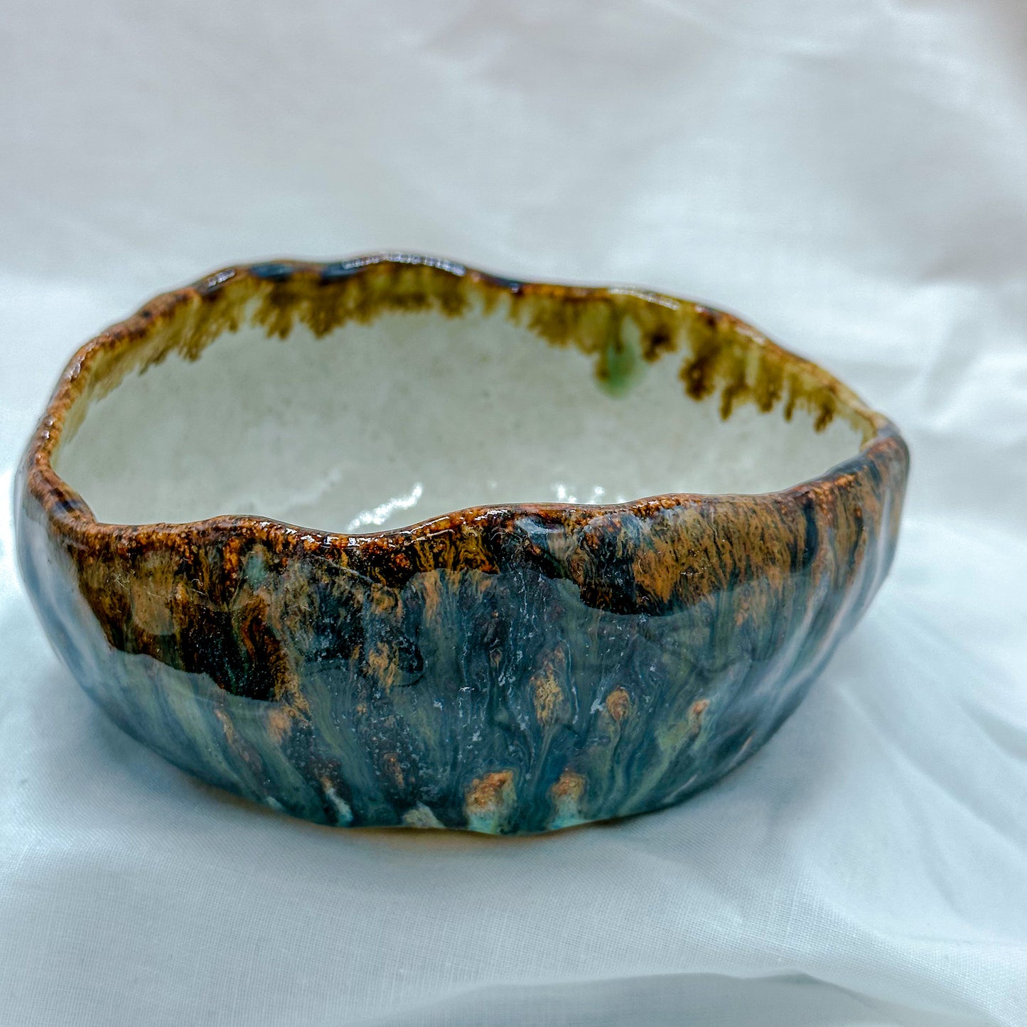 Midnight wood bowl medium