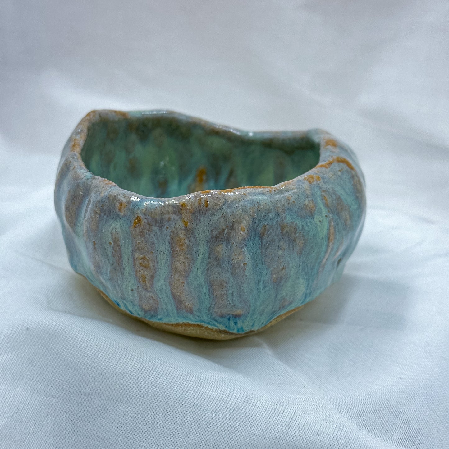 Milky blue sauce bowl small