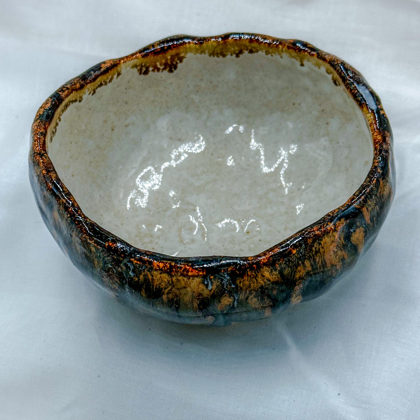 Midnight wood bowl medium