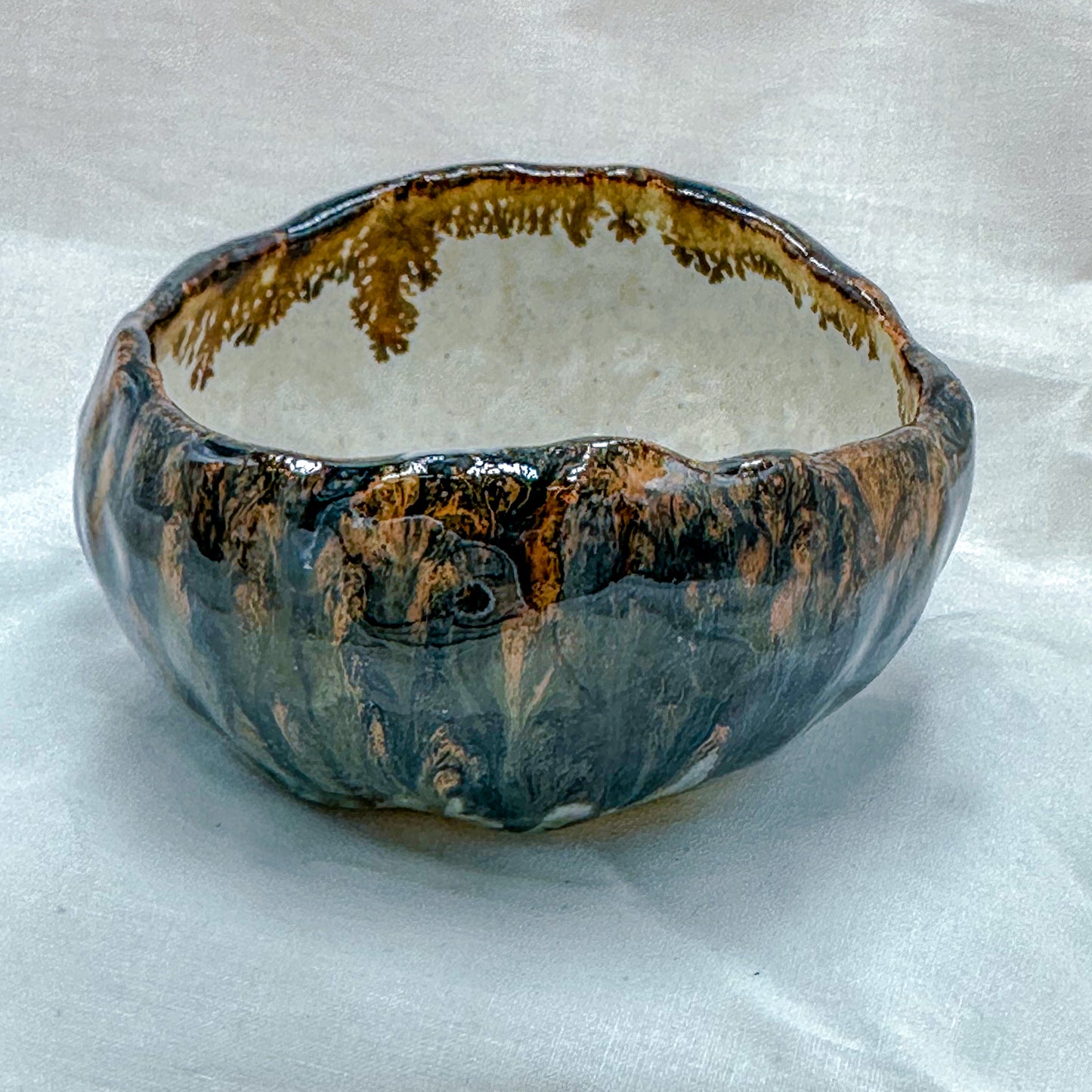 Midnight wood bowl medium