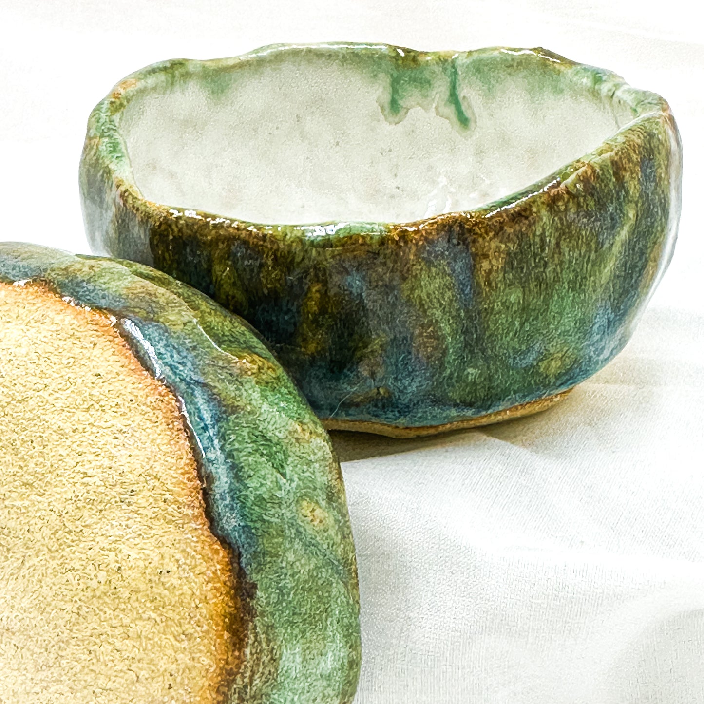 Turquoise sauce bowl