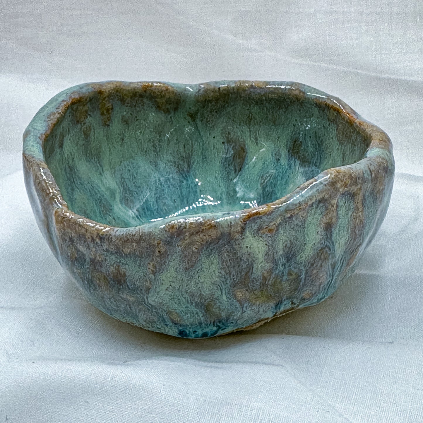 Milky blue sauce bowl small